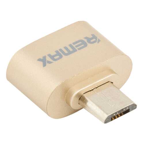 Кабель Remax microUSB 0,1м Gold в Теле2