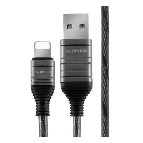 Кабель USB-iP WK Kutry Black 1m в Теле2