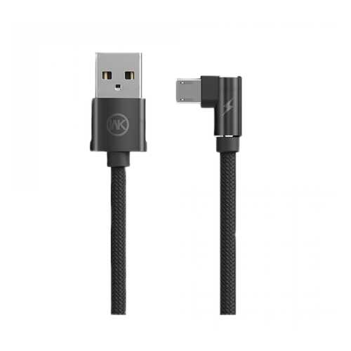 Кабель WK Yosi USB-Micro Black 1m 2.4A в Теле2