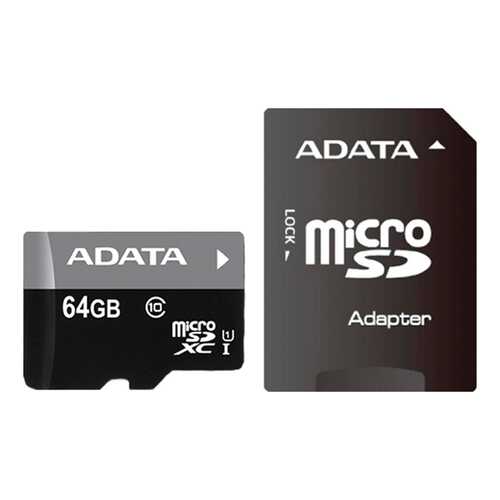 Карта памяти ADATA Micro SDXC Premier AUSDX64GUICL10-RA1 64GB в Теле2