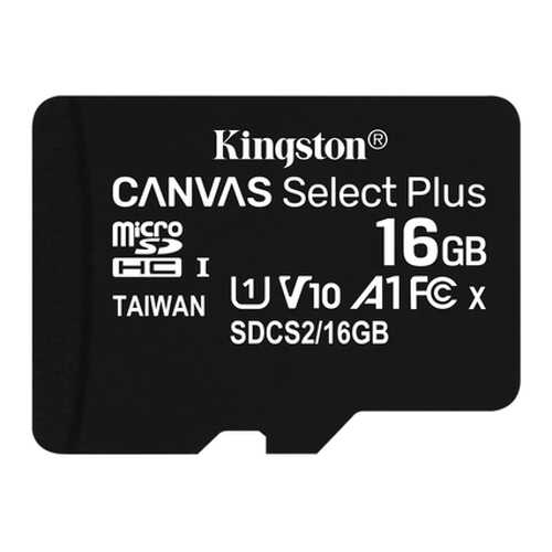 Карта памяти Kingston 16GB Canvas Select Plus (SDCS2/16GBSP) в Теле2