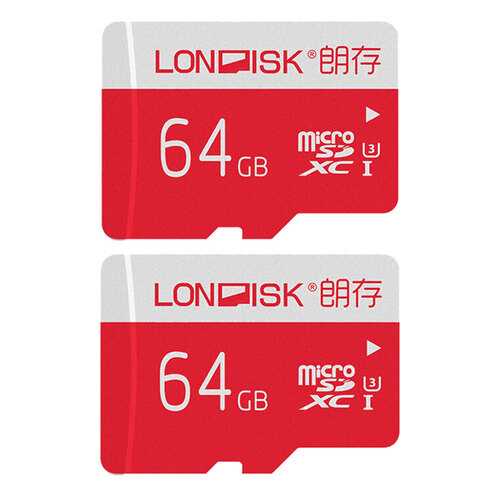 Карта памяти Londisk Extreme microSDHC UHS-I Class 10 U3 64GB 2шт в Теле2