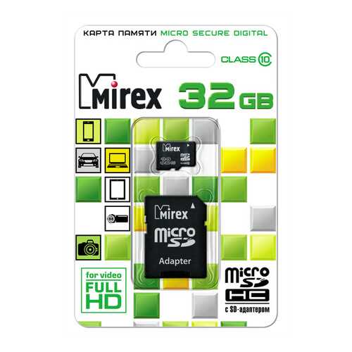 Карта памяти MIREX Micro SDHC 32GB в Теле2