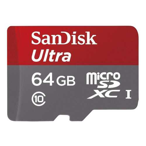 Карта памяти SanDisk Micro SDXC Ultra UHS-I 64GB в Теле2