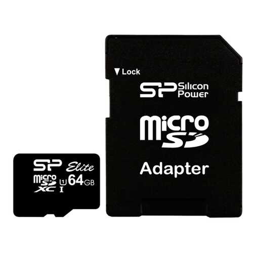 Карта памяти Silicon Power Micro SDXC Elite SP064GBSTXBU1V10-SP 64GB в Теле2