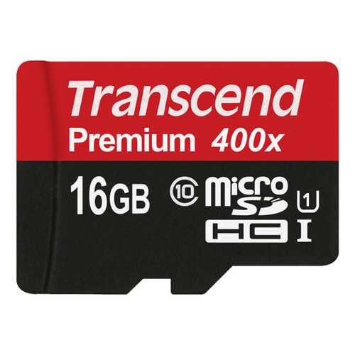 Карта памяти Transcend Micro SDHC TS16GUSDCU1 16GB в Теле2