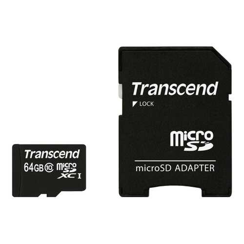 Карта памяти Transcend Micro SDXC Premium TS64GUSDXC10 64GB в Теле2