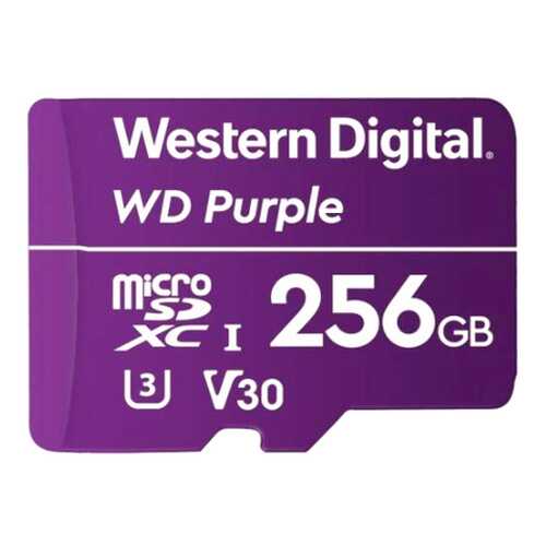 Карта памяти WD microSDXC Class10 256ГБ Purple (WDD256G1P0A) в Теле2