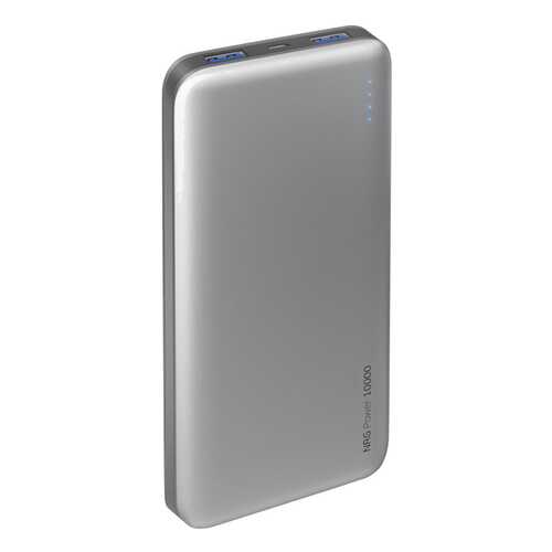 Внешний аккумулятор Deppa 10000mAh 2.1A 2xUSB gray в Теле2