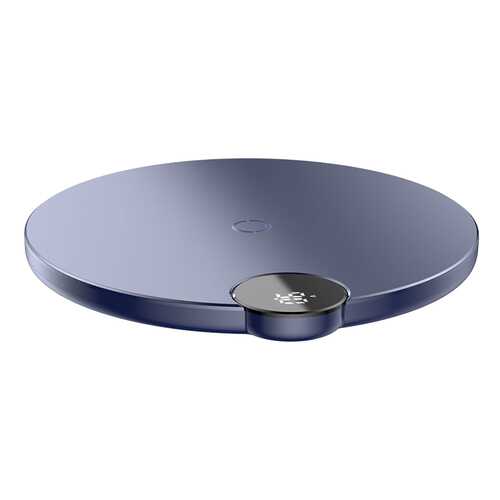 Беспроводное зарядное Baseus Digtal LED Display Wireless Charger Blue в Теле2