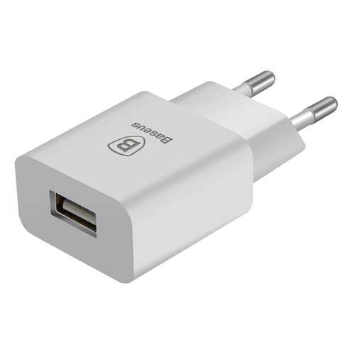 Сетевое зарядное устройство Baseus Letour Charger 1 USB 2,1A White в Теле2