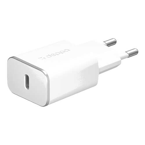 Сетевое зарядное устройство Deppa Power Delivery USB type-C 2,1A White в Теле2