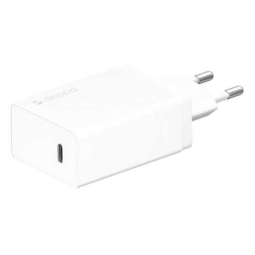 Сетевое зарядное устройство Deppa Power Delivery USB type-C 3A White в Теле2