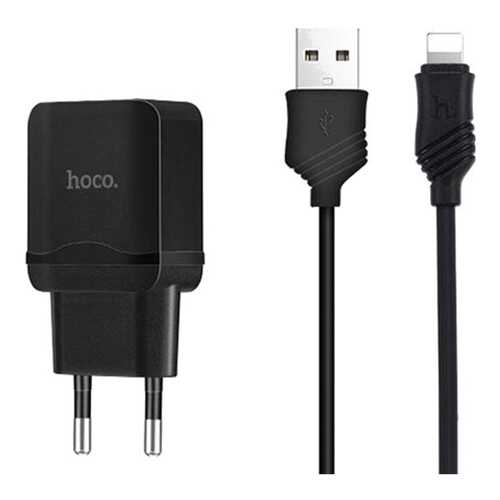 Сетевое зарядное устройство Hoco C22A 1 USB 2,4A Black в Теле2