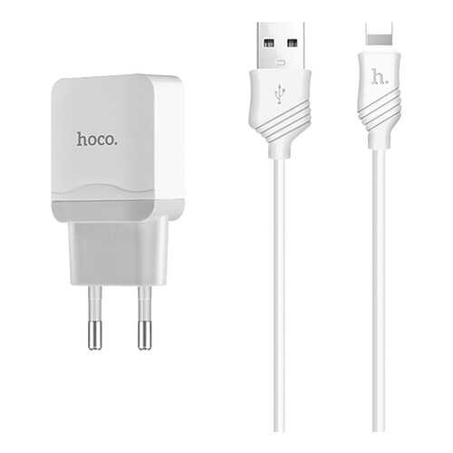 Сетевое зарядное устройство Hoco C22A 1 USB 2,4A White в Теле2