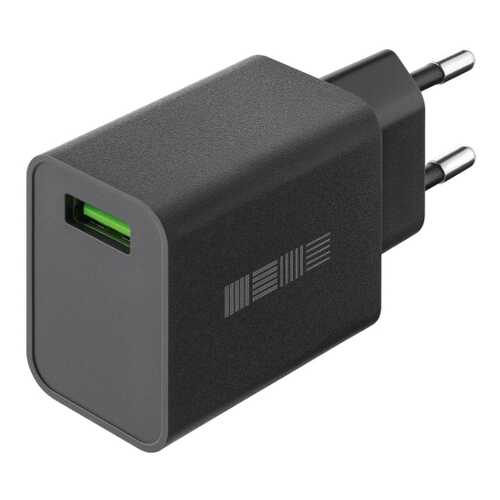 Сетевое зарядное устройство InterStep New RT:1*USB(18W) 2.4A QuickCharge3.0, Black в Теле2