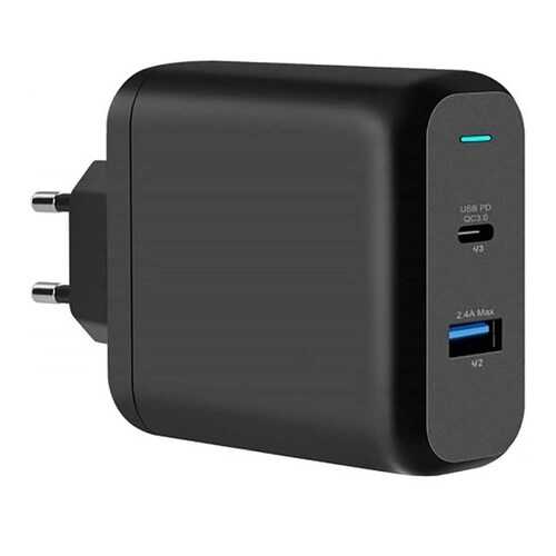 Сетевое зарядное устройство InterStep PD30W USB-C USB 12W Black в Теле2