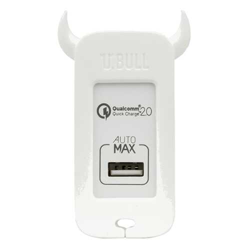 Сетевое зарядное устройство MoMax U.Bull 1 USB 2,4A White в Теле2