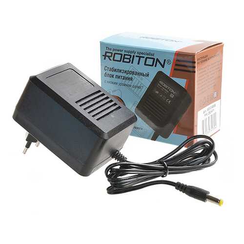 Сетевое зарядное устройство Robiton AB12-800S 12V-0,5А 5,5х2,1/12 (+) в Теле2