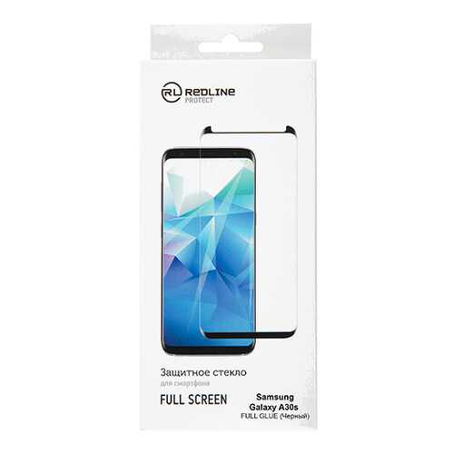 Защитное стекло для смартфона Red Line для Samsung Galaxy A30s, Full Screen TG FG Black в Теле2