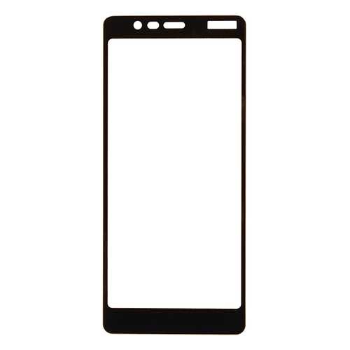 Защитное стекло на весь экран полноклеевое для Nokia 5.1 черное в Теле2