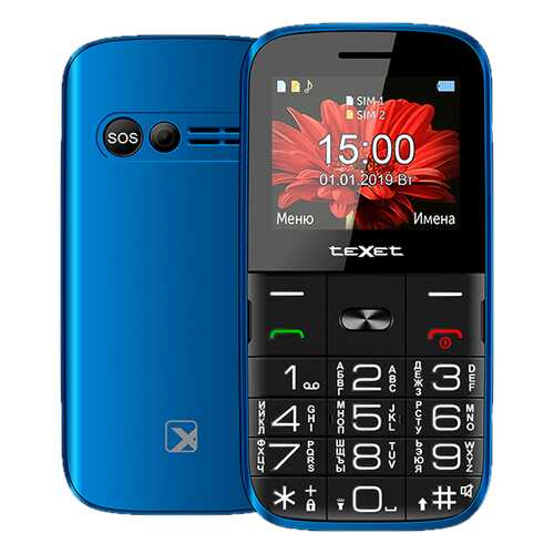 Мобильный телефон teXet TM-B227 Blue в Теле2