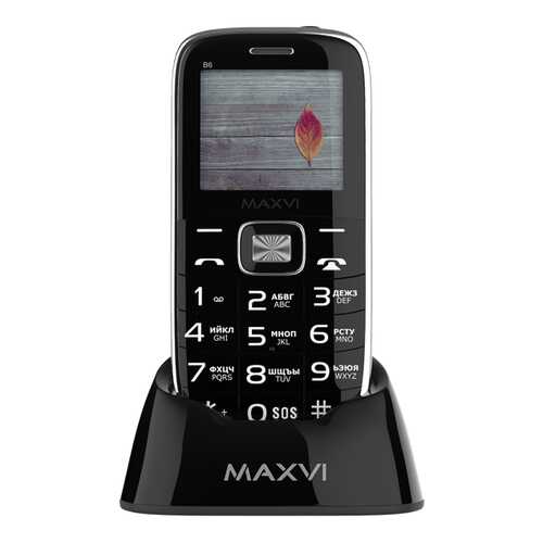 Мобильные телефон Maxvi B6 Black в Теле2