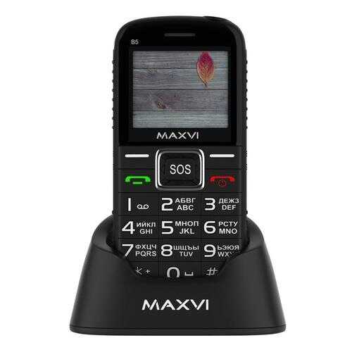 Мобильный телефон Maxvi B5 Black в Теле2