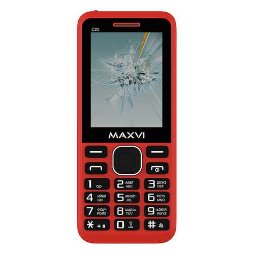 Мобильный телефон Maxvi C25 Red в Теле2