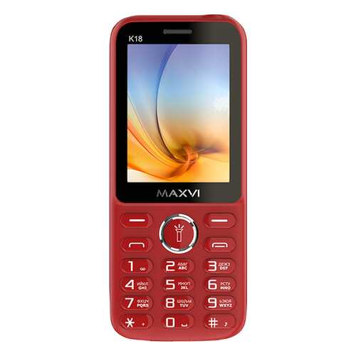 Мобильный телефон Maxvi K18 Red в Теле2