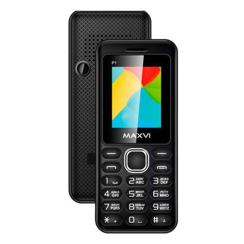 Мобильный телефон Maxvi P1 (2 SIM) Black в Теле2