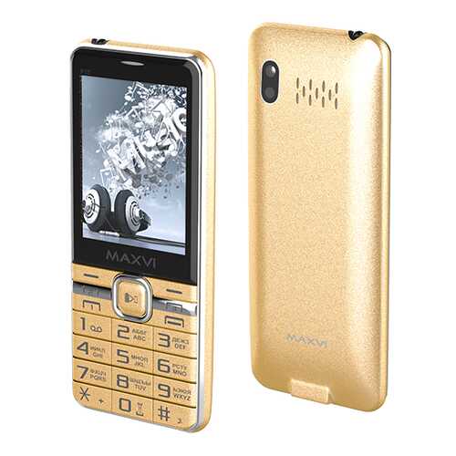 Мобильный телефон Maxvi P15 Gold в Теле2